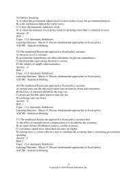 Economics Chapter 13 Appendix Changes Taxes learning Outcome