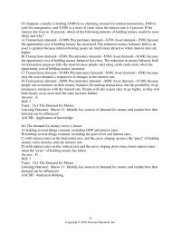 Economics Chapter 16 The Demand For Money learning
