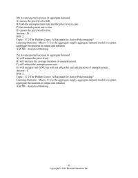 Economics Chapter 17 Other Things Being Equal what Point Represents The