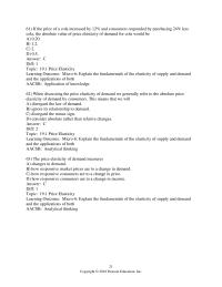 Economics Chapter 19 If the price of gasoline goes up by 50% and the quantity