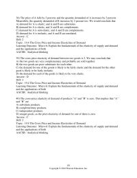 Economics Chapter 19 Two items which have a negative cross price elasticity of demand