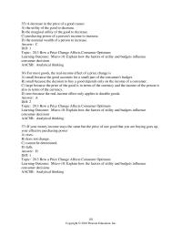 Economics Chapter 20 Your annual review is given to you at your place