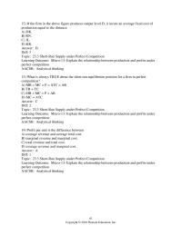 Economics Chapter 23 When the price in the market is $4, economic profits will