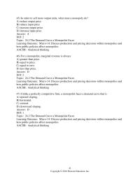 Economics Chapter 24 The price elasticity of demand for a monopolist