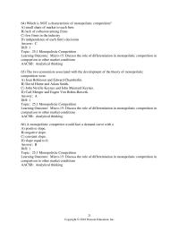 Economics Chapter 25 Price And Output For The Monopolistic Competitor learning