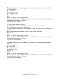 Economics Chapter 25 Advertising Should Carried The Point Which The