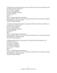 Economics Chapter 27 Cost-of-service regulation allows regulated companies to charge