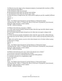 Economics Chapter 28 Firm A will hire 20 workers when the wage rate is $10
