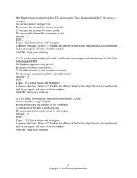 Economics Chapter 29 Outcome Micro 17 Explain The Effects The Factors