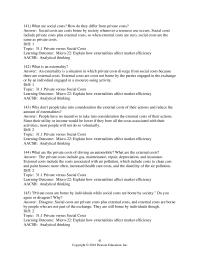 Economics Chapter 31 That is, the social optimum with externalities is to produce less and
