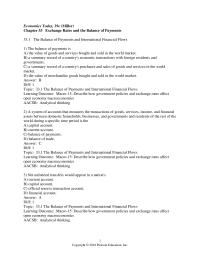 Economics Chapter 33 Describe How Government Policies