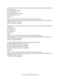 Economics Chapter 33 Determining Foreign Exchange Rates learning