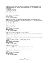 Economics Chapter 5 The People Laid Off Are Considered a Cyclically