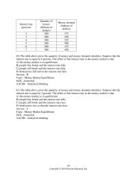 Economics Chapter 8 less money than the quantity supplied and bond prices will