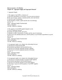 Economics Chapter 10 In the macroeconomic short run