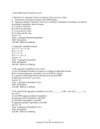 Economics Chapter 11 GDP Real GDP Will Increase Real GDP