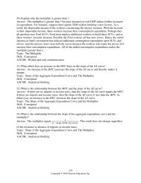 Economics Chapter 11 The Change Equilibrium Aggregate Expenditure Equals The