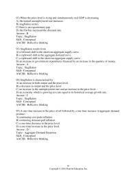 Economics Chapter 12 Unemployment Will Fall All The Above Answers