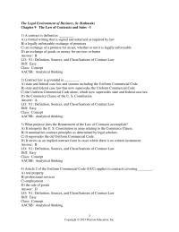 Business Law Chapter 9 The Offer Must Communicated The Party Intended