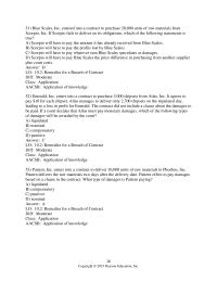 Business Law Chapter 10 Pattern, Inc. enters into a contract to deliver