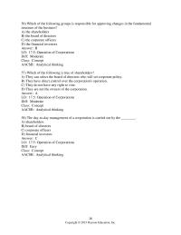 Business Law Chapter 17 This problem Known Conflict Interest Specifically Addressed The