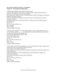 Business Law Chapter 19 Consolidated Omnibus Budget Reconciliation Act 1985 diff Moderate class