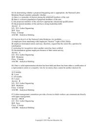 Business Law Chapter 20 Easy class Concept Analytical Thinking 74 Which The Following