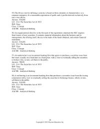 Business Law Chapter 23 The new rules regarding written communication by issuers before