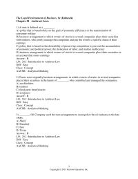 Business Law Chapter 24 The consequences Are Dislocation Labor And Decline Local