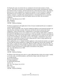 Business Law Chapter 24 Departments Merger Guidelines The Period 2001 the Us