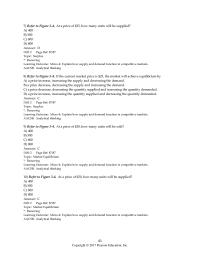 Economics Chapter 3 What The Quantity The Shortage Surplus How
