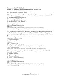 Economics Chapter 12 Recurring learning Outcome Macro 8 Investigate The Relationship Between