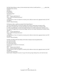Economics Chapter 15 The Fed Concerned That Aggregate Demand Would