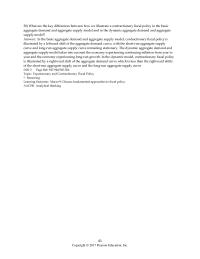 Economics Chapter 16 Analytical Thinking special Feature Solved Problem Fiscal Policy