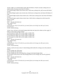 Economics Chapter 18 How Might Us Federal Budget Surplus