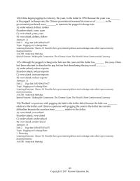 Economics Chapter 19 Support Your Answer Graphically answer The Dollar This