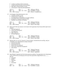 Management Chapter 10 All of the following are advantages of a divisional structure