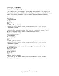 Management Chapter 9 Reflective Thinking learning Obj 92 Explain What Managers