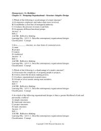 Management Chapter 11 The Project manager Has Authority Over The Functional