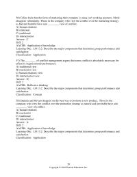 Management Chapter 13 Those in the company who view the conflict over