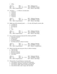 Management Chapter 17 Characteristics That Amy Suggests Manager Should Recognize
