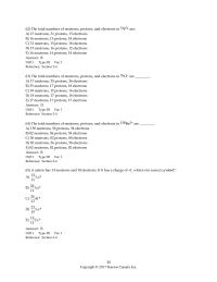 Chemistry Chapter 2 An isotope with mass number 81 has eleven more