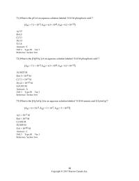 Chemistry Chapter 16 A certain acid, HA, has a Ka given by