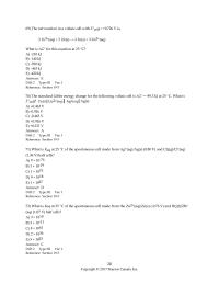 Chemistry Chapter 19 Solution Are Electrolyzed For 556 Minutes