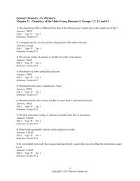 Chemistry Chapter 21 Which of the following statements about the use of sodium&nbsp;