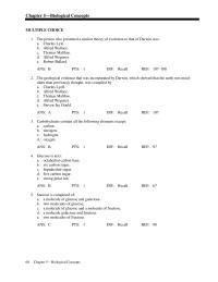 Biology & Life Sciences Chapter 5 The hard exterior of crabs and lobsters is