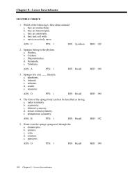 Biology & Life Sciences Chapter 8 match the life stage with its most closely associated feature