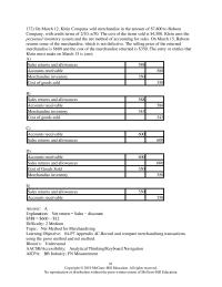 Accounting Chapter 4 Merchandiser learning Objective 04c2 Identify And Explain The