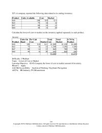 Accounting Chapter 5 Company Reported The Current Month