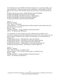 Accounting Appendix C Examples Would Unrealized Gain Loss Longterm Available for sale